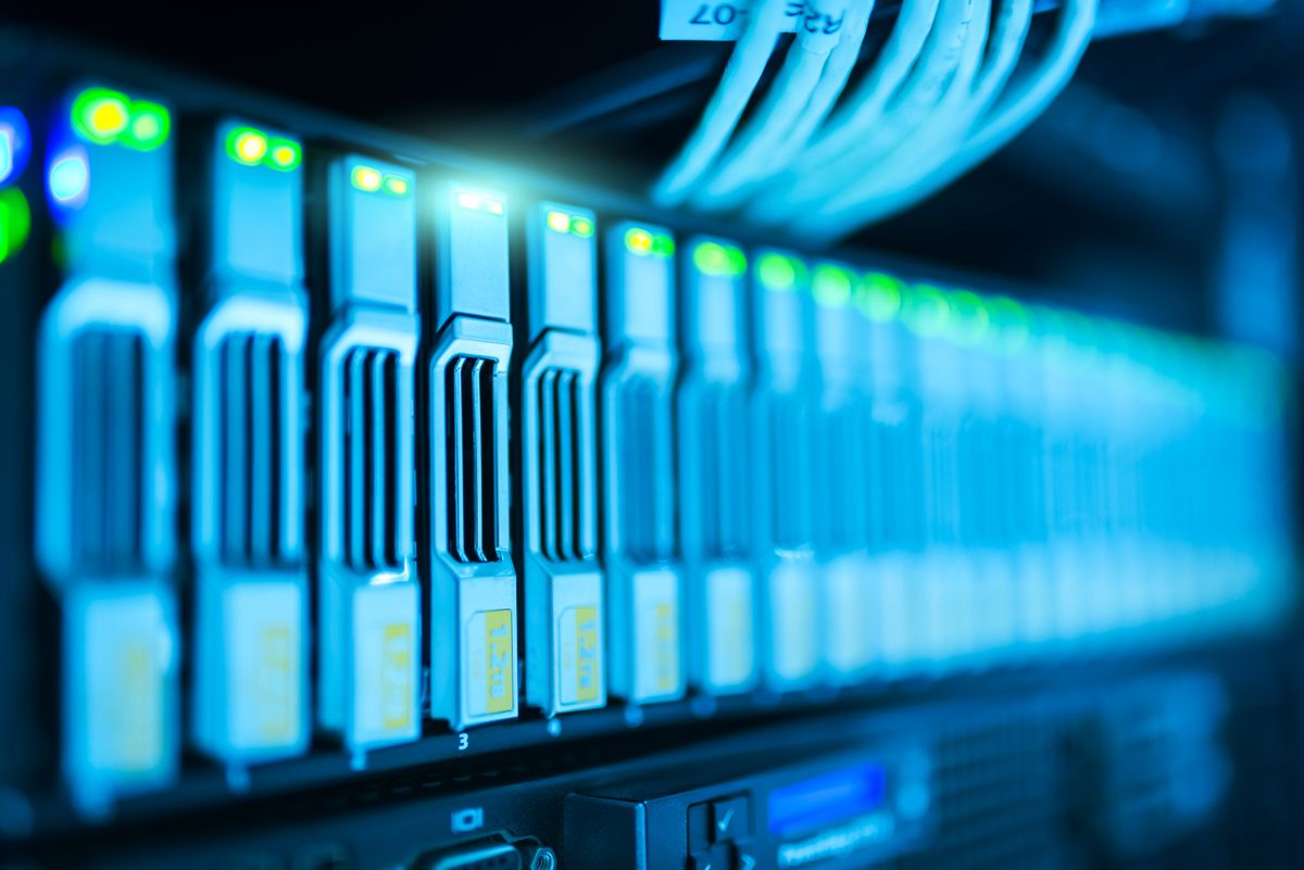 Structured cabling work for a security camera network